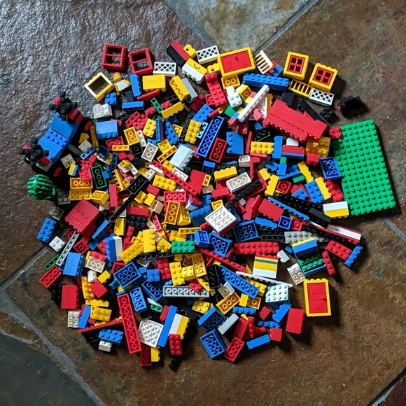 Lego Tandem Bricks bucket Toys Vintage 987 Tandem Bricks Bucket